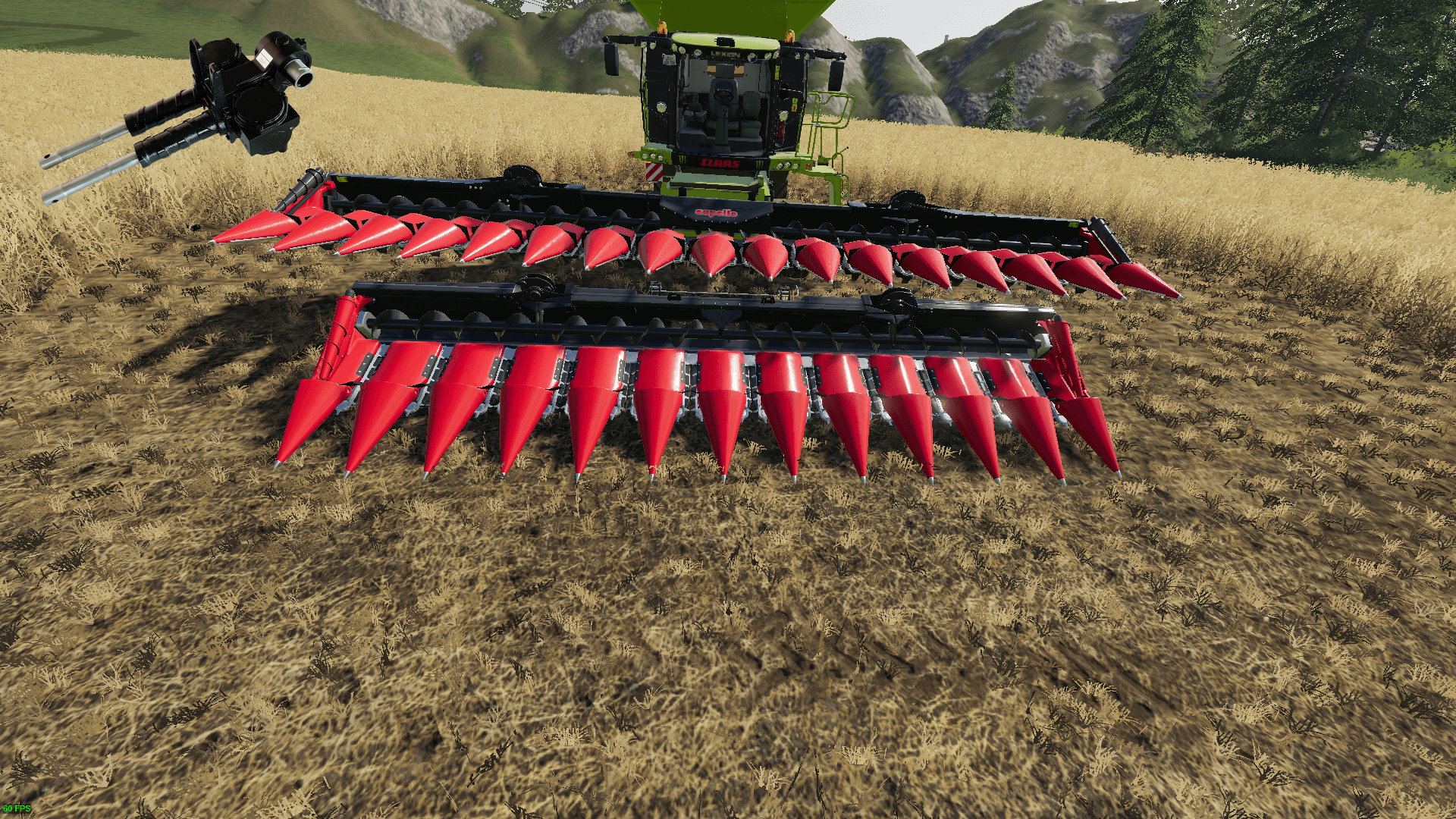 अनाज हार्वेस्टर के लिए एल्यूमिनियम कॉर्न हैडर गियरबॉक्स